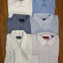 6 Brand New Men’s Dress Shirts With Tags