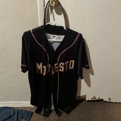 Modesto Nuts Mens Baseball Jersey