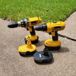 DeWalt Drills And Batteries 