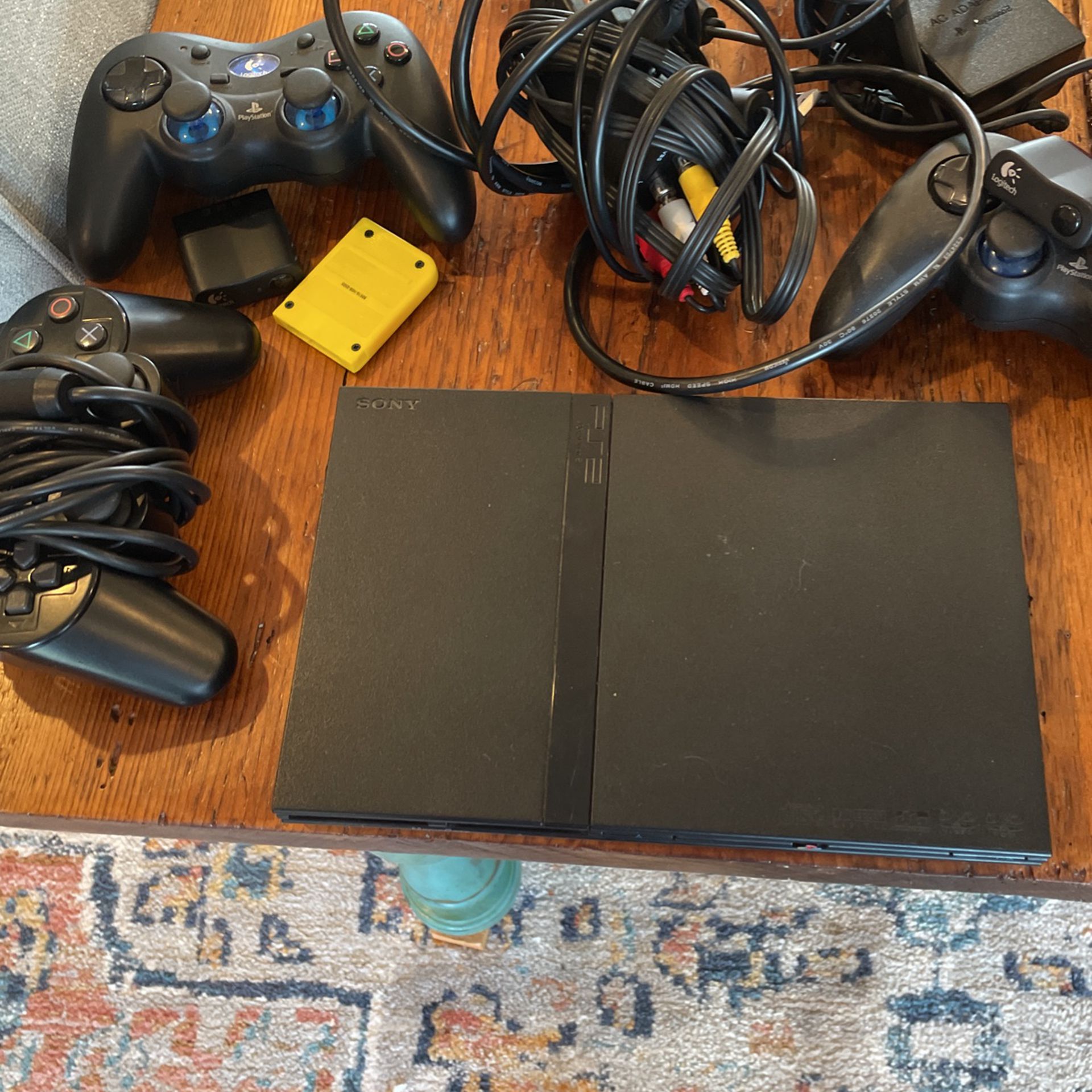 Ps2 Slim With Games