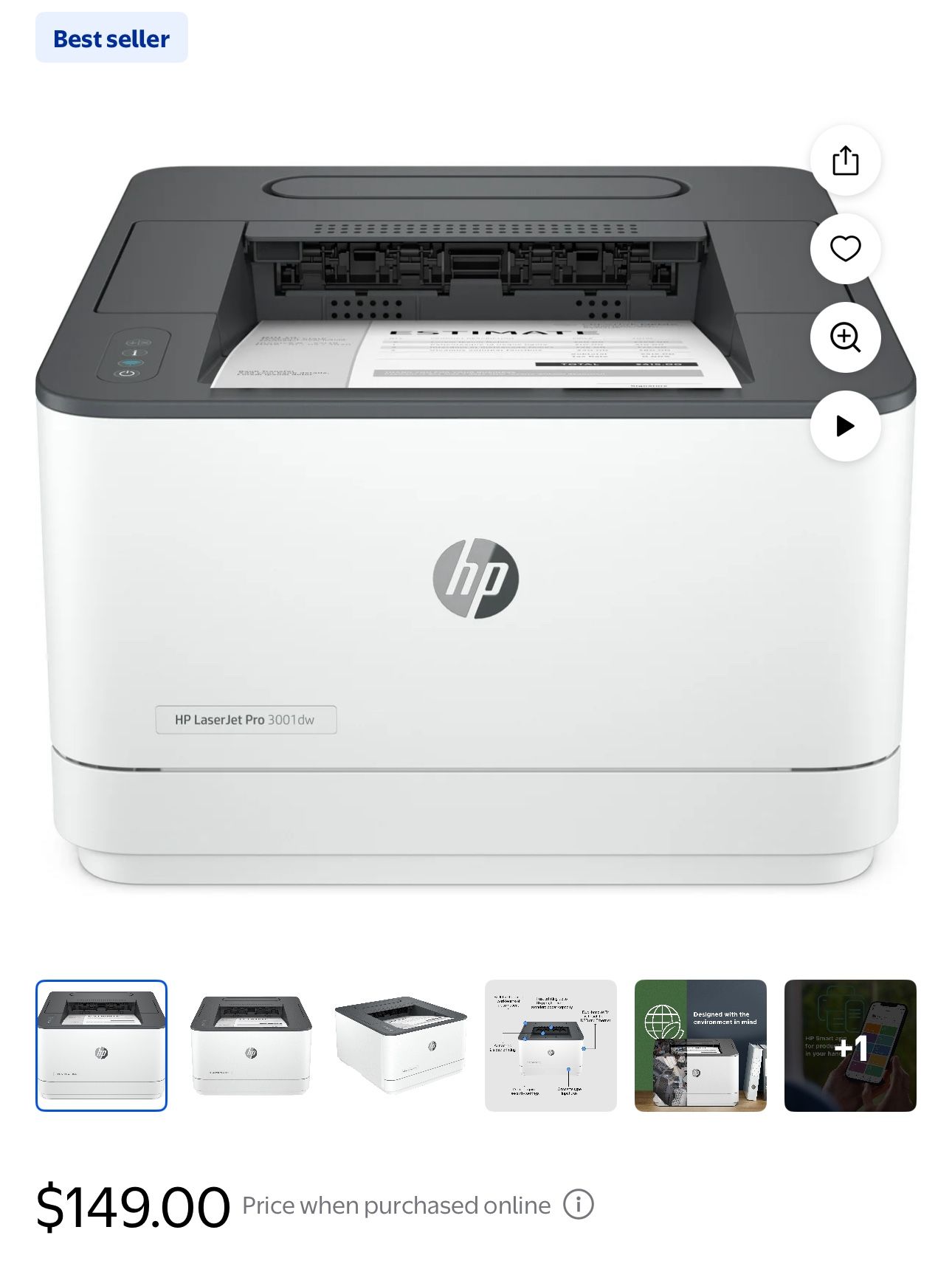 HP 3001 printer