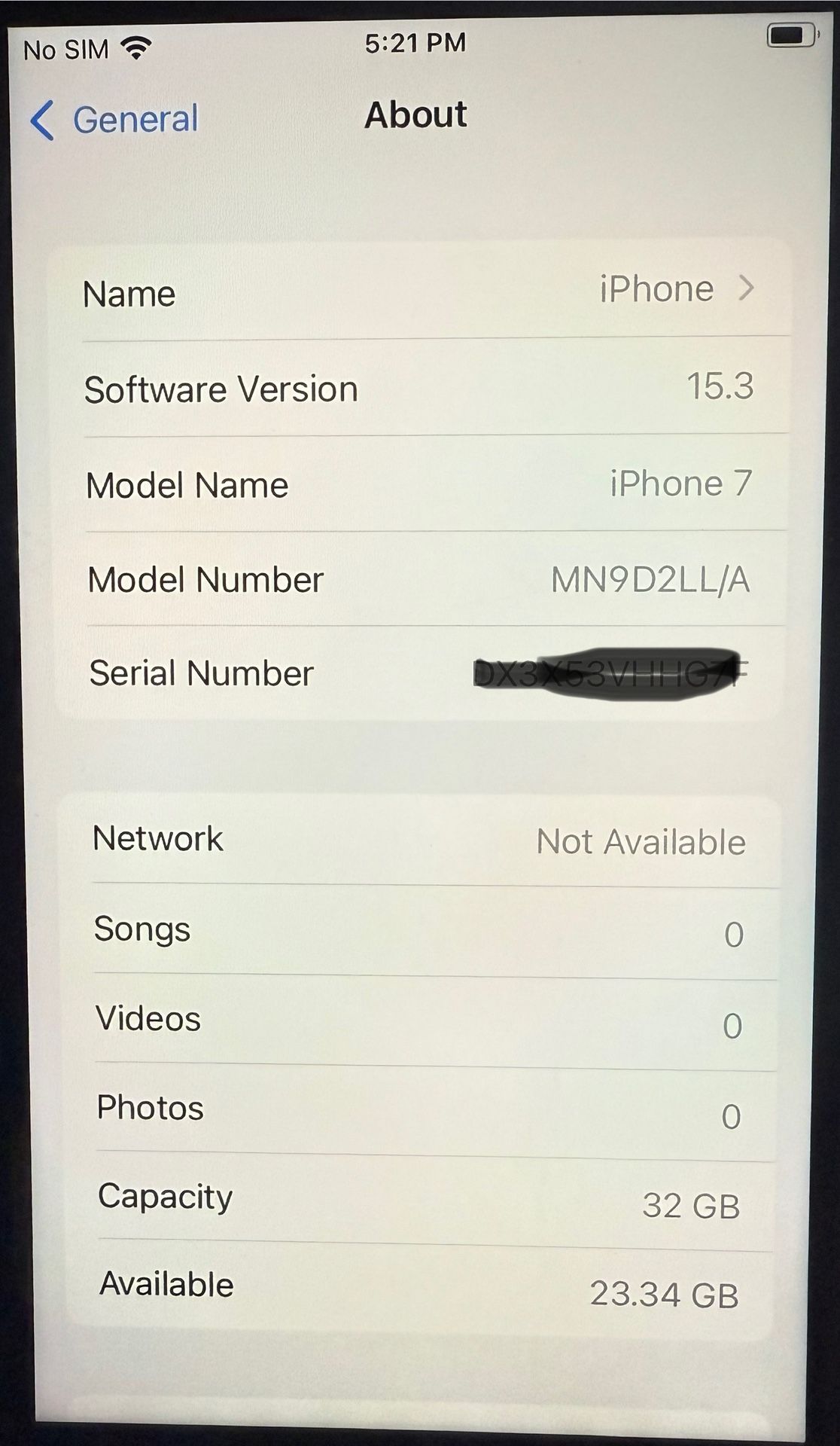 iPhone 7 32 gb Unlocked