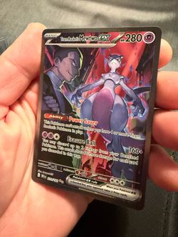 Team Rocket’s Mewtwo EX 231 SIR Destined Rivals Pokemon Cards TCG