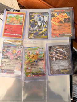 Pokémon lot including peelable ditto.