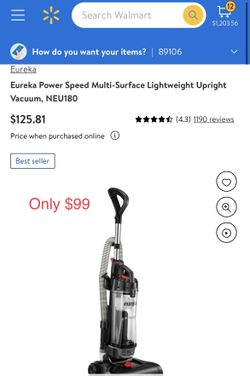 Eureka Power speed Lightweight Vacuum