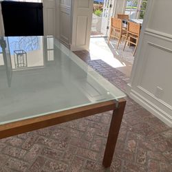 Room And Board Glass Top Dining Table