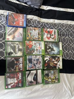 Xbox games and 1 ps4 game bundle