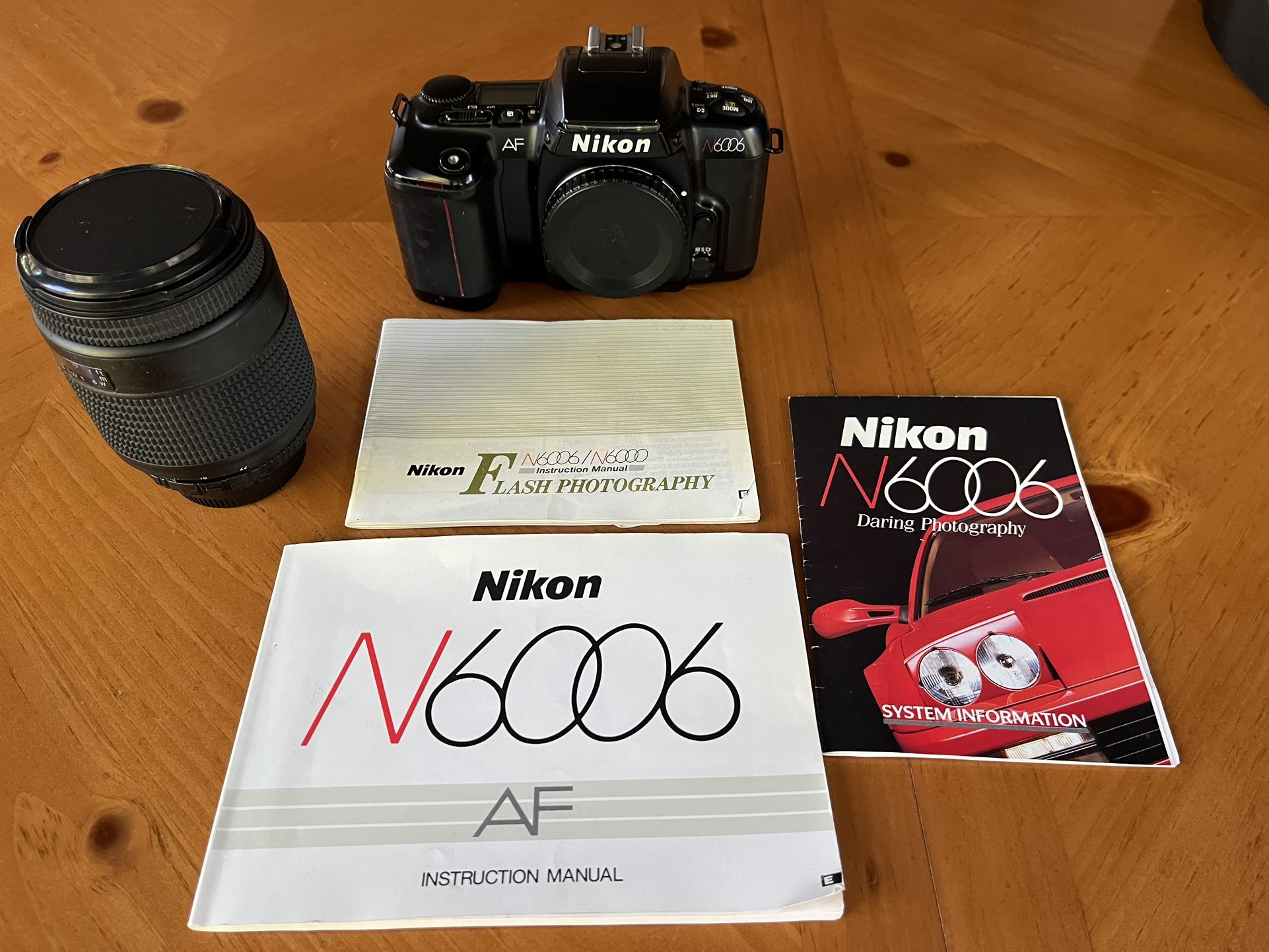 Nikon N6006 Film Camera +lens 35-13mm
