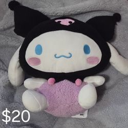 Cinnamoroll Kuromi Plush
