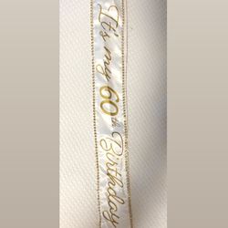 Birthday Sash