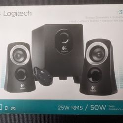 Logitech Z313 2.1 Speaker System + Logitech Bluetooth Audio Adapter 