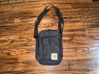 Carhartt WIP Essentials Small Crossbody Shoulder Bag Black Unisex Travel Pouch