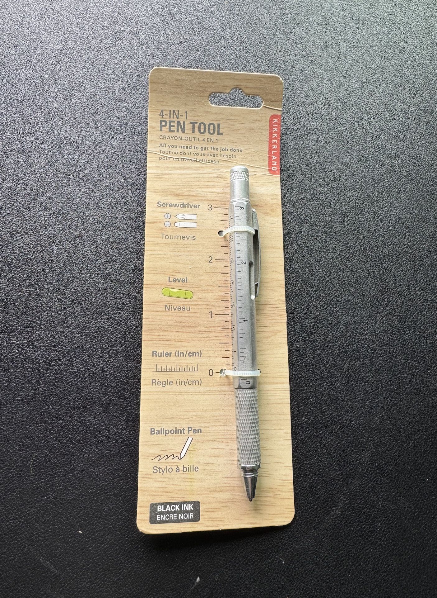 Multi-Tool Brand New Kikkerland 4 in 1 Pen Tool. Screwdriver | Ruler | Pen | Perfect Gift