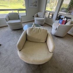 4 Chairs For Around A Table, Practically New! 