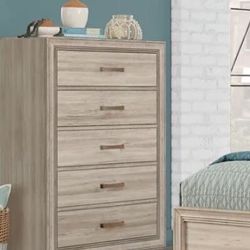 Grey Wooden Dresser 