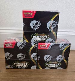 For Sale: 
Brand New in Box Pokemon Trading Card Game TCG Mega Evolution Perfect Order Booster Box