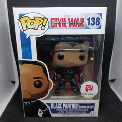 Funko POP! Marvel: Captain America Civil War #138 - Black Panther Unmasked (Walgreens Exclusive)
