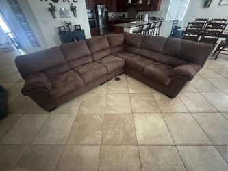 Brown couch