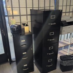 Office filing cabinets 2 sizes - see description