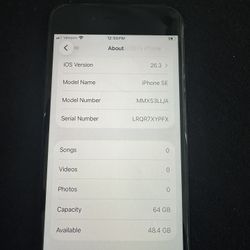 iPhone SE 64GB used great condition - 50$