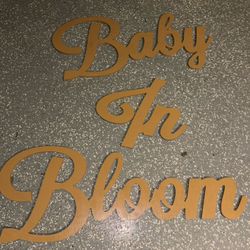 Baby Shower sign 