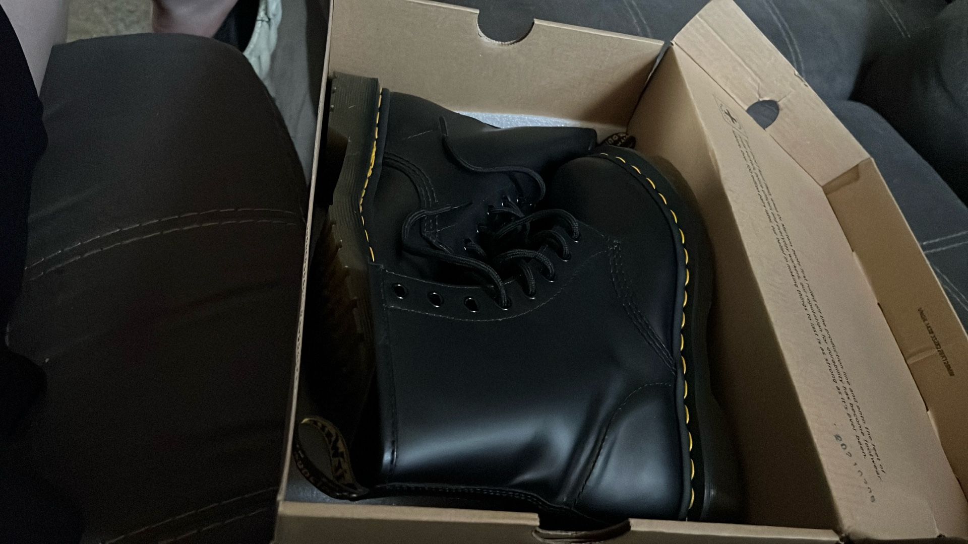 Dr. Martens 1460 Smooth Boots Black Size 7