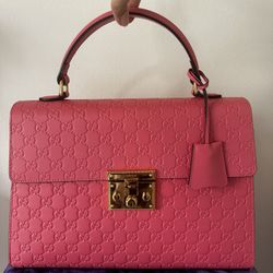 Authentic Hot pink Gucci Handbag 
