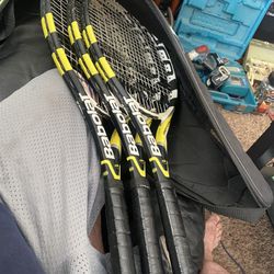 Babolat Aero Pro Drive Jr Tennis Racquets (three Available ) 26” Junior Rackets  100” Head Size 0 4” Grip