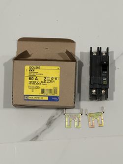 Square D 60 Amp 2 Pole Breaker