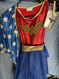 Girls wonder woman halloween costume 