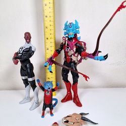 DC Universe Classics Red Lantern Nite Lik/Skallox, Dex Starr, & Abin Sur Figures