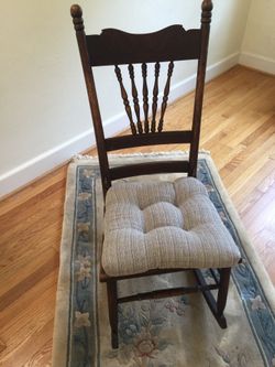 Rocking chair oak