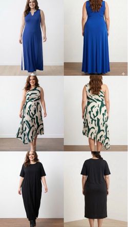 3-Pc Women's Plus Size Dress Bundle (Size L)