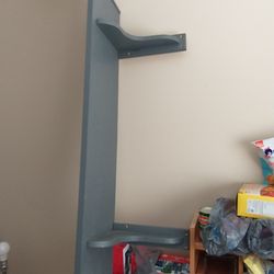 Grey Wood Shelf 12 Inches Deep 