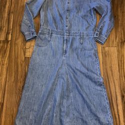 TIBI Denim Shirt Dress 