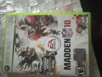 Xbox 360 Game Madden 10 Game 