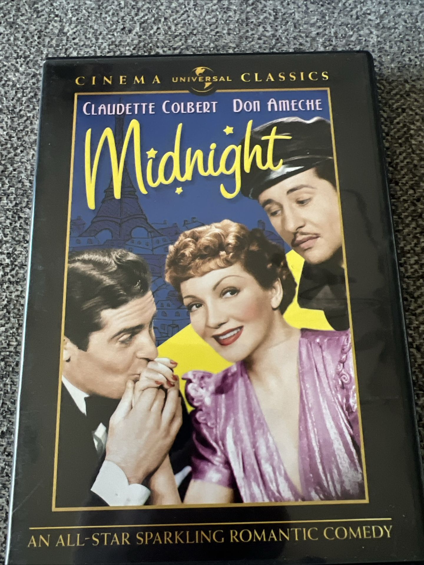 Classic DVD 1939 Claudette Colbert & Don Ameche ‘In Midnight’ A Romantic Comedy