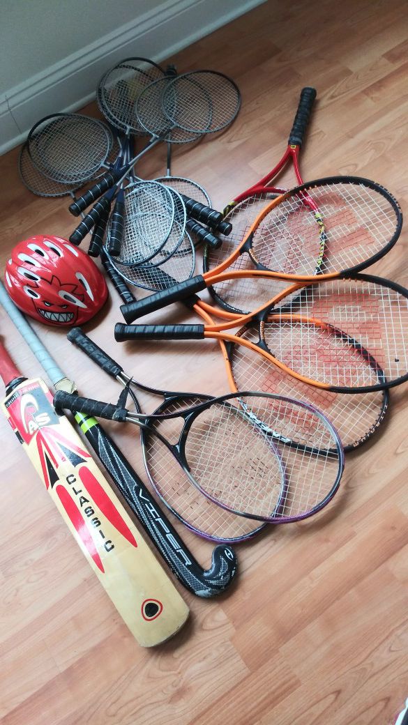 Numerous Rackets & Sports Equipment