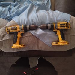 2 DeWalt 1/2 Drill Driver  18v 