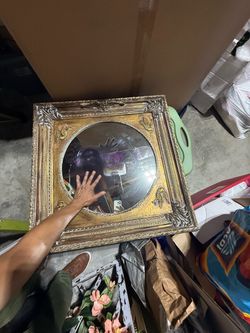 Vintage Halloween mirror