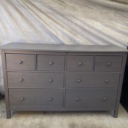 Gray ikea hemnes dresser