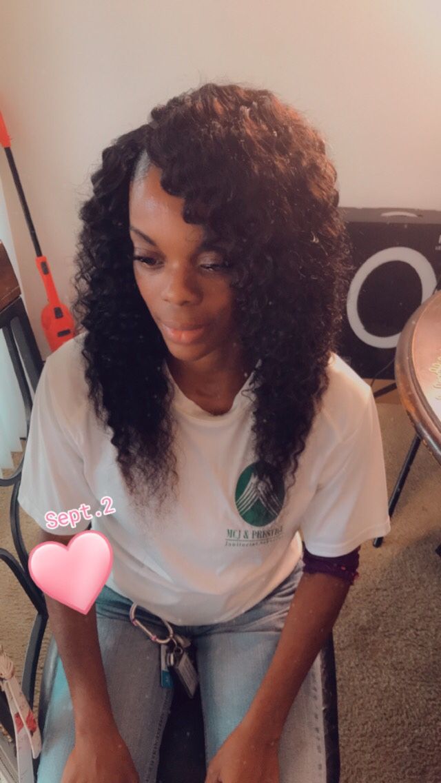 Sew in with invisible part