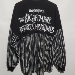 THE NIGHTMARE BEFORE CHRISTMAS  JACK SALLI  SPIRIT JERSEY ADULT SIZE LARGE 