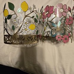 Bath And Body Spring Candle Holders Set Of 2