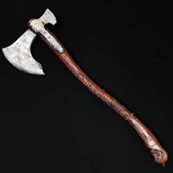 Otakumod Fantasy Axe Props Replica for Cosplay Brown