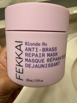 Fekkai Blonde Rx Anti-Brass Repair Mask NEW 7.5oz Purple Mask
