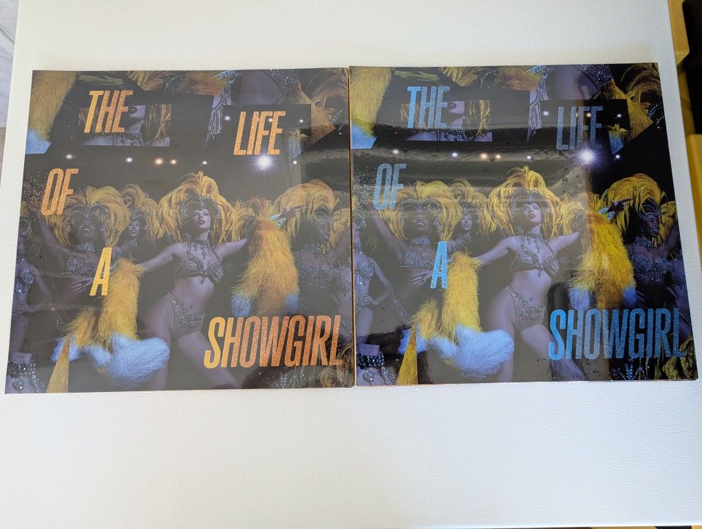 Life of a Showgirl: Baby That's Business Edition Bundle (Beach Blue Sparkle & Bouquet Golden) Vinyls