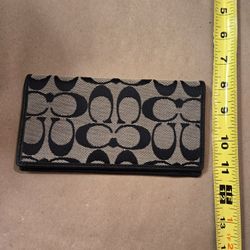 Coach Checkbook Cover 