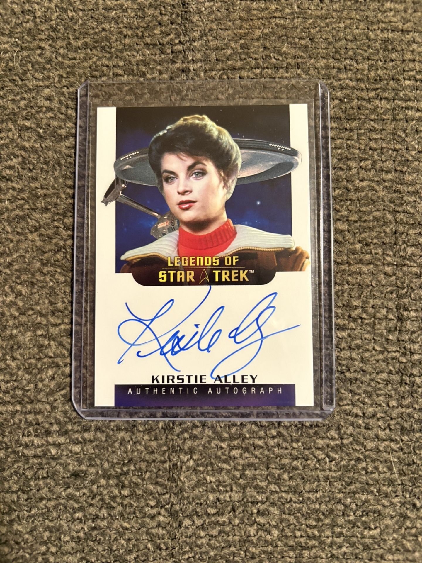 Star Trek Kirstie Alley Autograph Card
