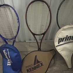 Wilson  Kennex &  Prince Tennis 🎾 Rackets Each  With Bag  💼 
